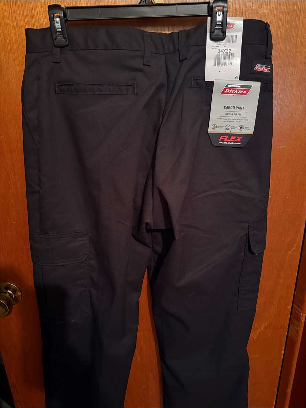 Dickies Black Men’s Cargo Pants - Flex Regular Fit